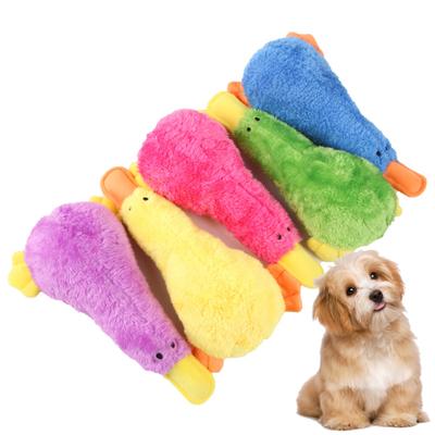 Yousheng Dog Chew Toy Bite Resistant Comfortable Soft Cartoon Duck Shape Pet Dog Bite Toy Pet Supplies