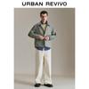 UR 2025 Men's Geometric Stripe Lapel Jacket