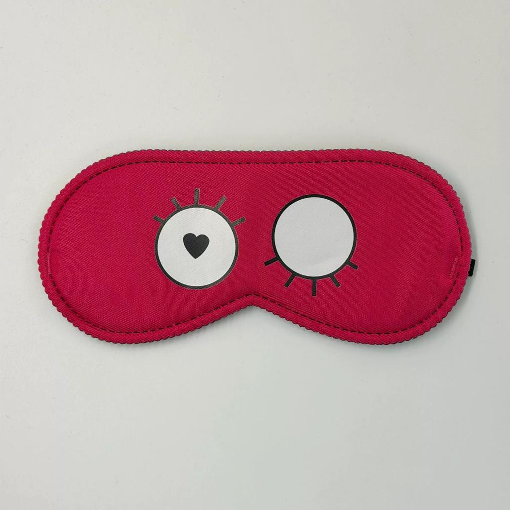 Sleeping Cute Mask Cartoon Pattern Cover Slaapmasker Blockout Eye Comfort Blindfold Concave Light with Women Men Aid Eye Travel
