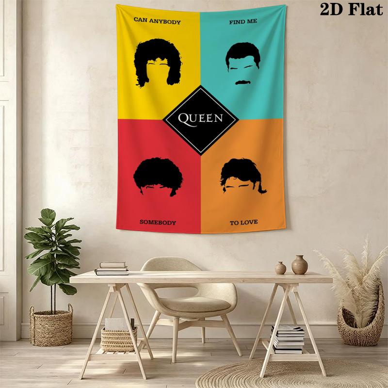 Bohemian Rhapsody Tapestry Music'S Timeless Elegy Tapestry Wallmounted Background Cloth Wall Decoration Atmospheric Background Cloth