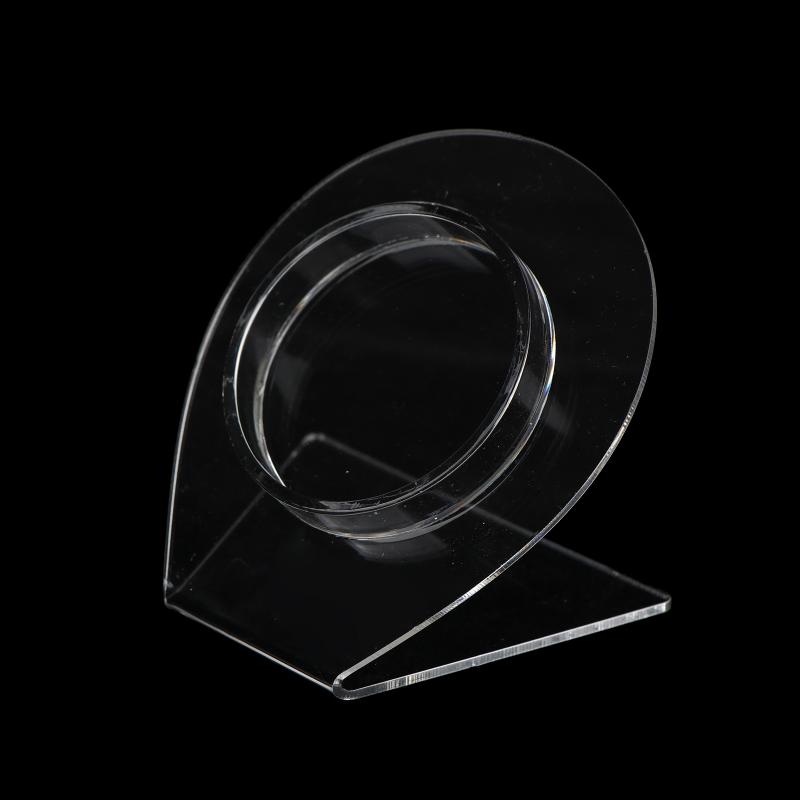 Acrylic Bracelet Holder Display Stand for 12 Bangles Transparent Jewelry Organizing Rack for Store Counter and Home Storage Display