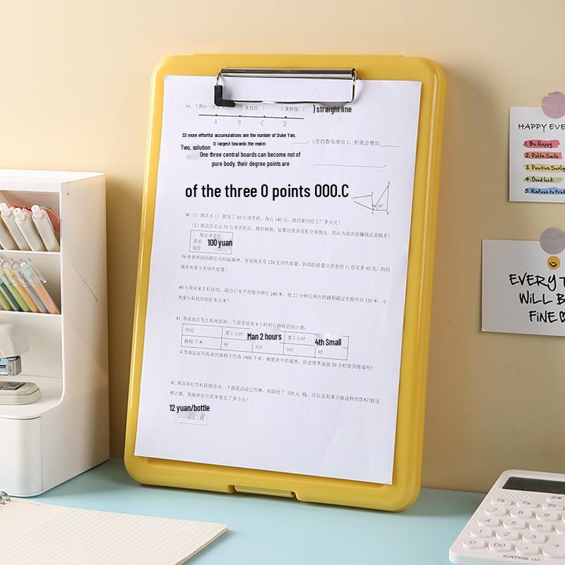 A4 Transparent Multi-functional Document Storage Box and Folder 33cm x 24cm x 2.5cm