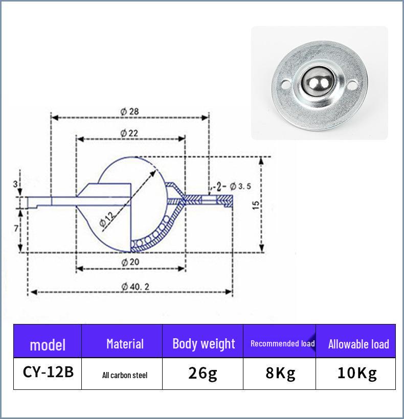 CY-25B Stainless Steel Conveyor Ball Bearing Pulley