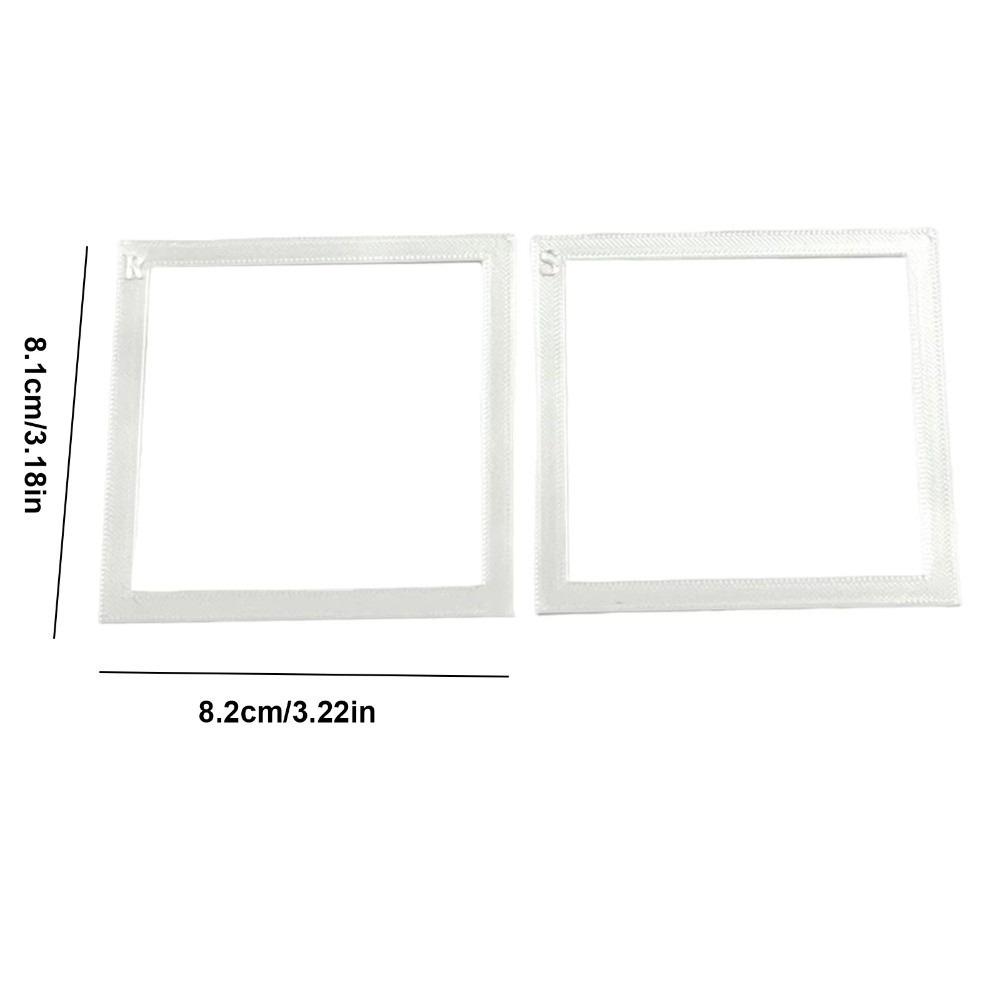 2Pcs DIY Grid Alignment Frames Multi-Specification Diamond Painting Guide Tool