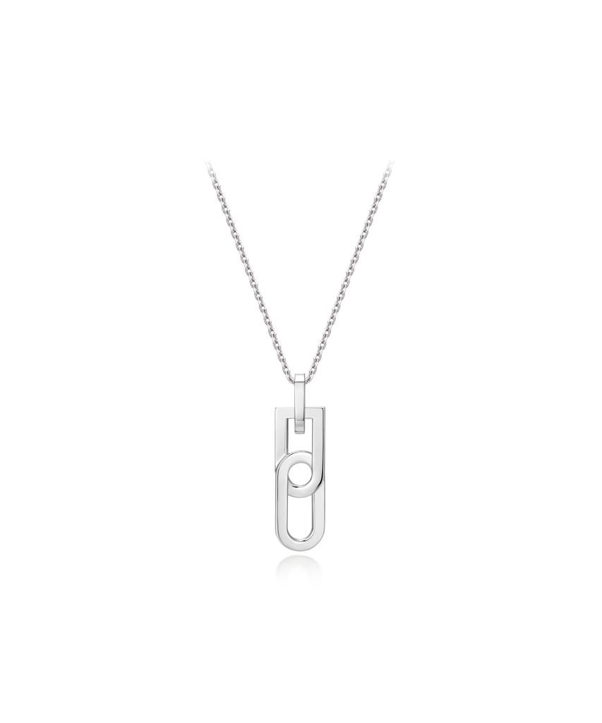 Didier Dubot Dual Dd Silver Necklace Jdrnt5F27Xx