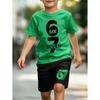 Personalized Funny 67 Number Printed Men's T-shirt and Shorts 2 Piece Set Summer Home Outdoor Casual Outfit for Men's and Women's T-shirt Sports Set