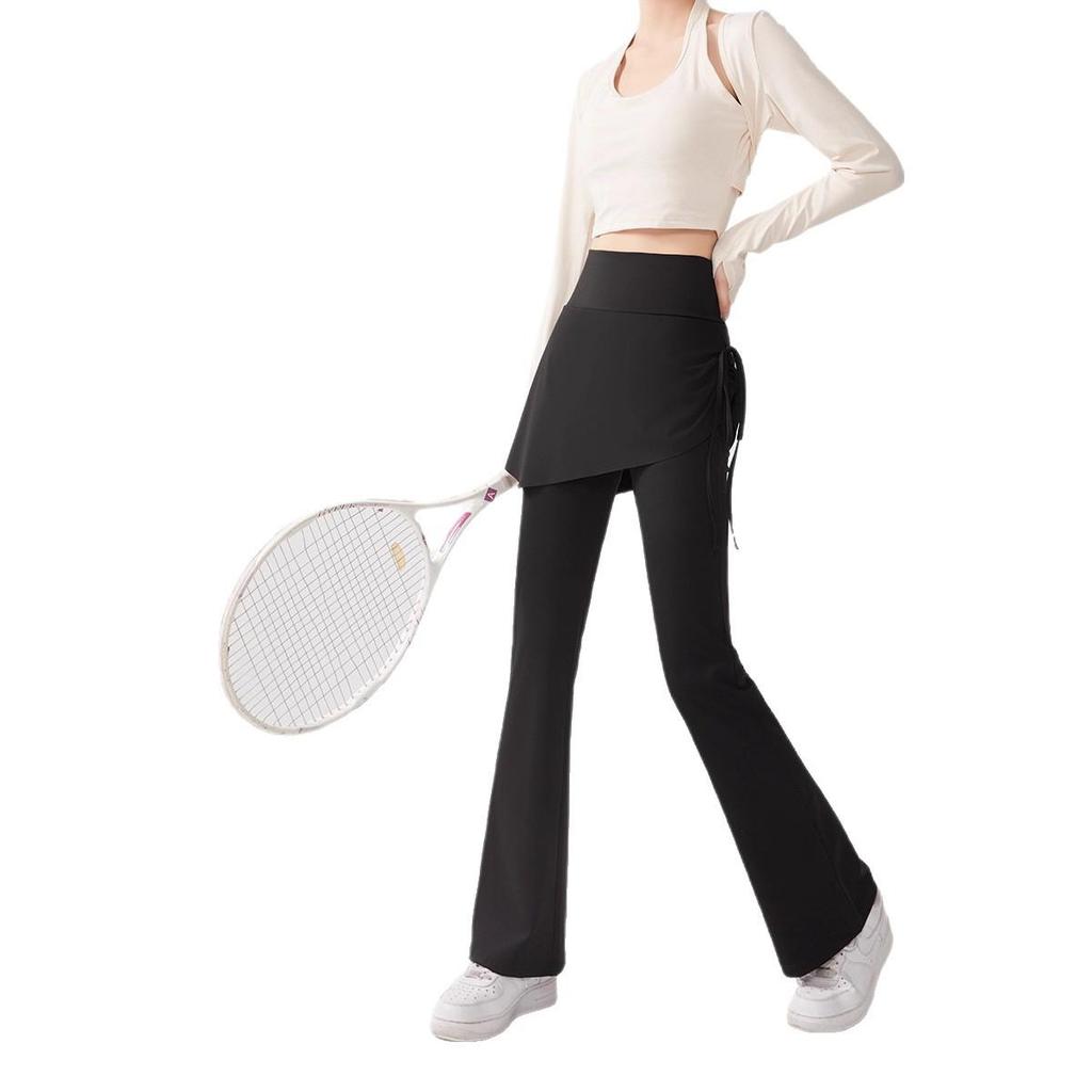 Women's High-Waisted Slimming Yoga Flare Pants with Hip-Lifting Design