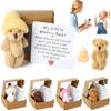 Set of 5 Pocket-sized Cuddly Teddy Bears, Featuring Mini Plush Teddy Bears with a Card and Gift Box – the Perfect Little Gift for Women or Colleagues