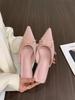 French temperament suede bag head half slippers fairy shoes wear 2025 new spring and summer pointed half tray single shoes