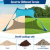 Hot Sell Portable Lycra Beach Canopy Tent UV Protection Sunshade Easy Setup Outdoor Shelter for Camping Picnic Fishing shelter