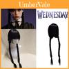 The Addams Family Wednesday Wig Braided Hair For Halloween Xmas Fancy Party