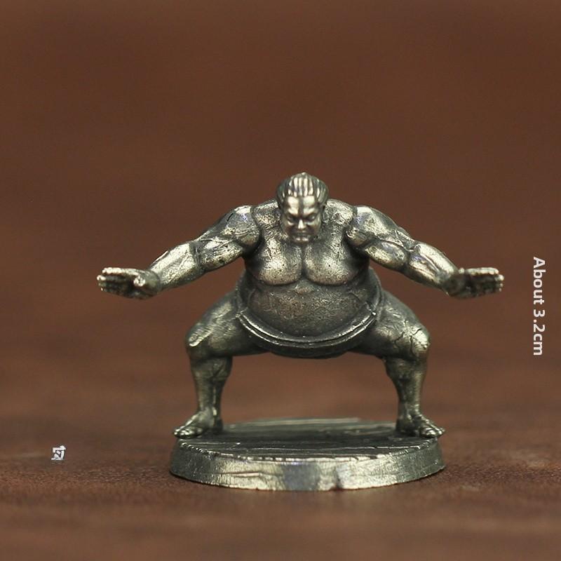 New Metal Chess Piece Samurai Ninja Ancient Soldier Model Toy Desktop Game Gift Display Piece Static Action Figure Collectible
