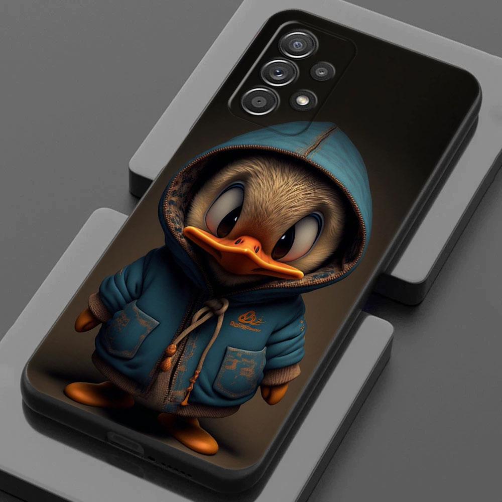 For Samsung Galaxy A56 Tiger Frog Case A54 A52 A53 A36 A34 A35 A33 A32 A50 A72 A73 A26 A25 A16 Monkey Duck Panda Cat Phone Cover