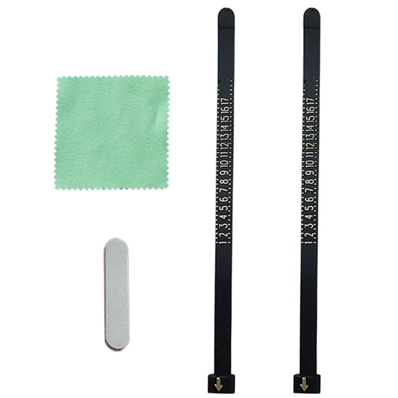 

Pack of 4 Convenient Sizing Tool Efficient Sizer for Measuring Finger Rings Size Efficient Finger Measurement Tool Set 1