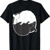 Yin Yang Rat Funny Rat Lover Mouse Graphic T-Shirt