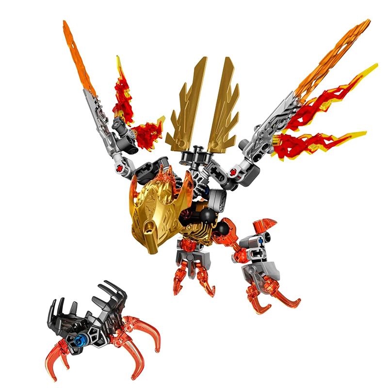 Neue Bionicle Kreatur Meister der Goldenen Maske Bausteine Feuer Uniter Tahu Kombinierter Roboter Mech Steine Spielzeug Für Jungen Geschenke