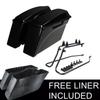 Motorcycle Saddle Bags Bag Conversion Brackets For Harley Softail Heritage Deluxe FXST 1984-2017