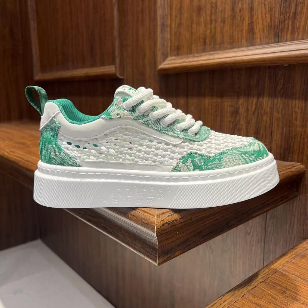 Scarpe da Ginnastica Basse da Uomo in Rete Tendenza Estive Nuove Scarpe Piatte Basse Casual Scarpe Sportive Comode da Esterno per la Corsa Zapatos Hombre