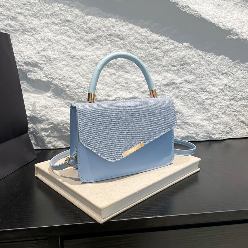 New women's bag 2025 trendy locomotive style leather strip decorative underarm bag fashionable commuter women's shoulder bag