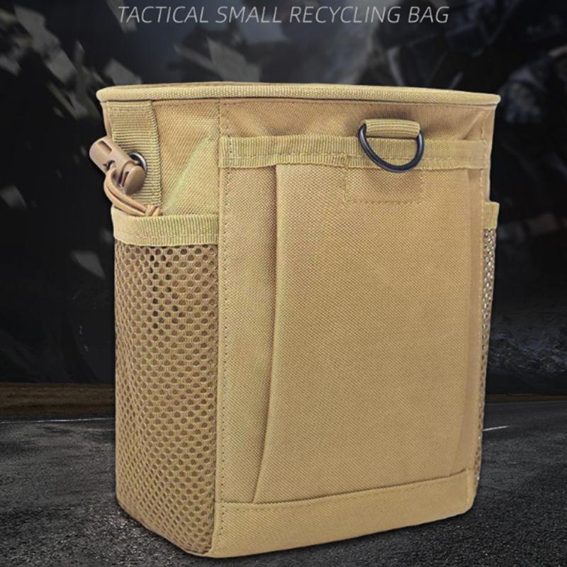 1Pcs Storage Bag Outdoor Molle Drawstring Magazine Dump Pouch Adjustable Utility Belt Fanny Hip Bag