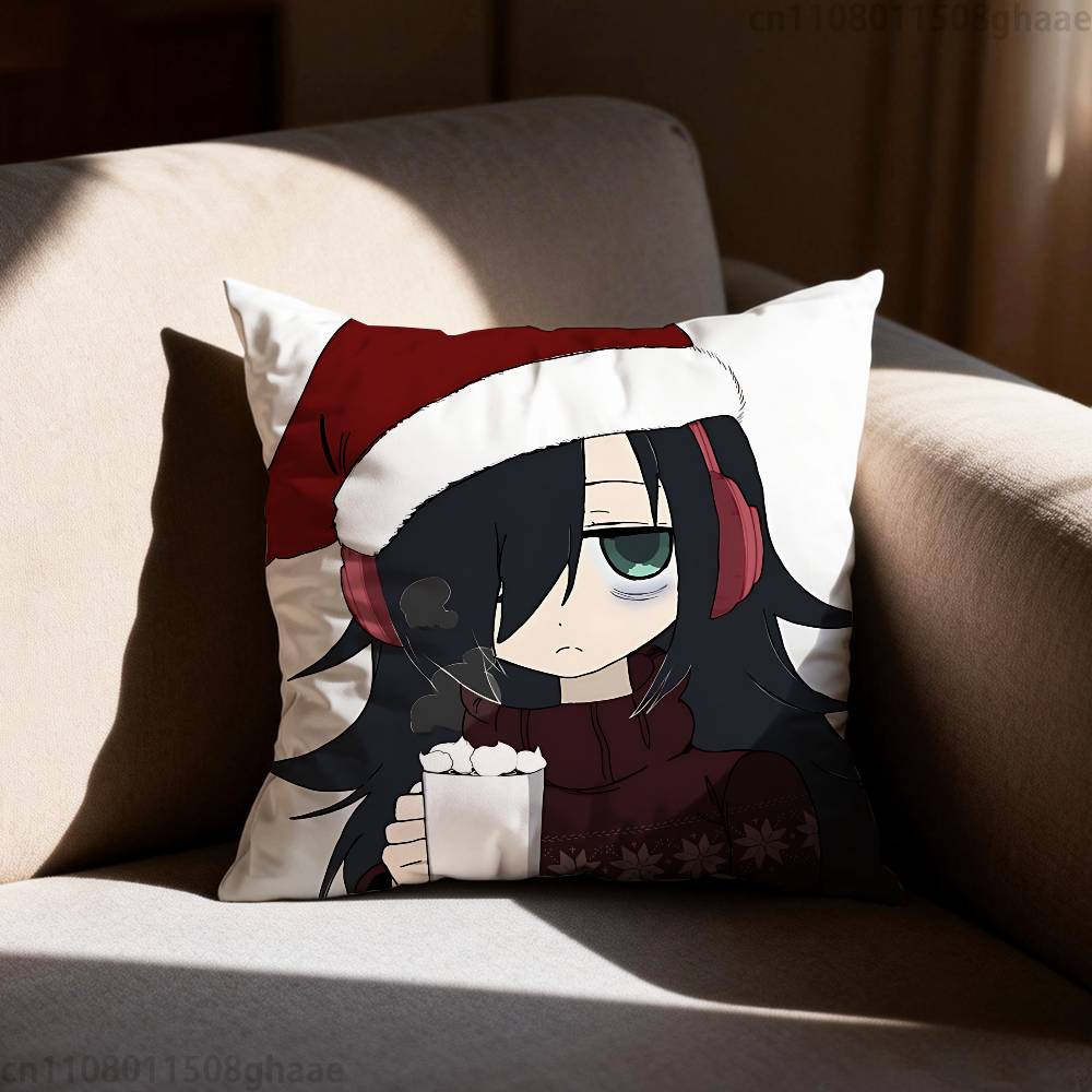 

C-Character Tomoko Kuroki pillowcase casual style decoration, suitable for home decoration (excluding pillow core) 12x12Inch