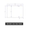 WaterProof 36V/48V to 24V 30A 720W Step Down DC/DC Power Converter Regulator