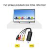 1-Way USB 2.0 Easy Capture Video Converter Card TV VHS PC Conversion Adapter Card 1-Channel Converter