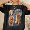 Vintage Chow Chow Animal Shirt Cute Dog Lover Gift 90s Style Graphic Apparel