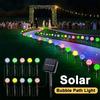 10/20/30 LED Solar Lawn Lights Ultra Bright Waterproof Bubble Ball Lights Shatterproof Globe Lights Landscape Lighting