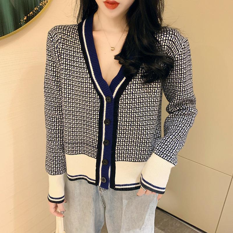 

Женский свитер, однобортный вязаный кардиган, повседневные свободные свитера с длинными рукавами One Size