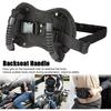 Motorcycle Rear Seat Handle, Universal Passenger Grip Grab Handle, Adjustable Non-Slip Strap (Black)