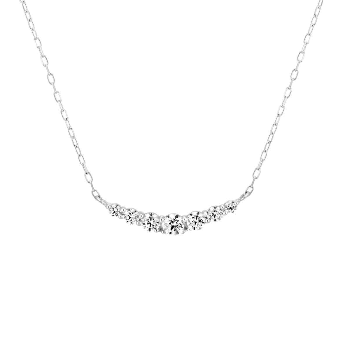 

10K White Gold Necklace 151736123230 canal4℃ (Canal 4℃) (WG)