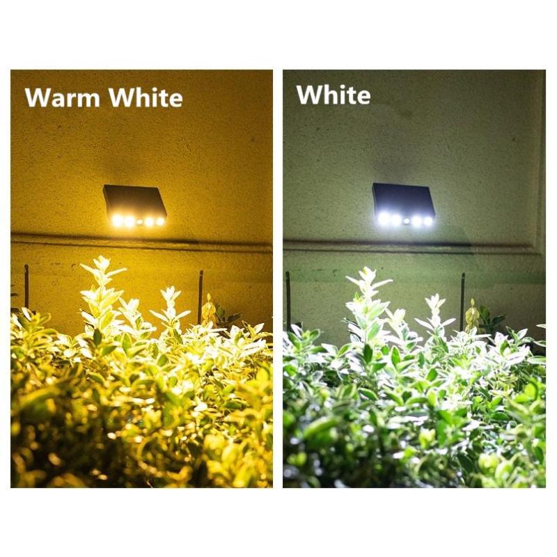 Powerful Solar Light Outdoor Motion Sensor Waterproof Garden Rotatable LED Solar Lamp Spotlights for Garden Path Street