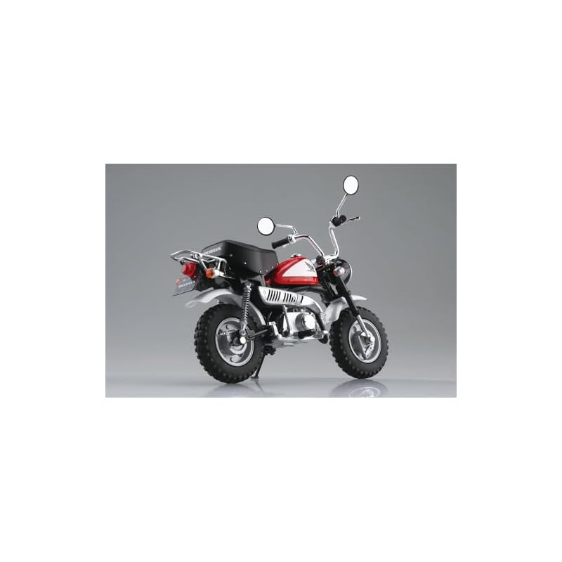Aoshima Bunka Kyozai (AOSHIMA) Skynet 1/12 Scale Complete Honda Monkey Fighting Red Motorcycle