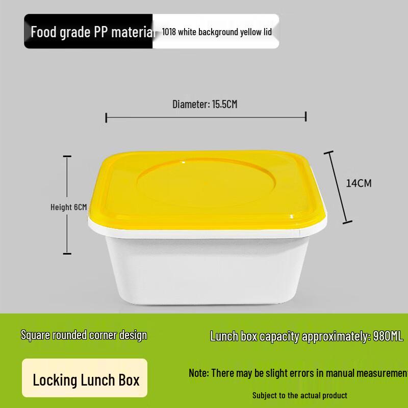 Disposable Lock-Lid Food Container Set