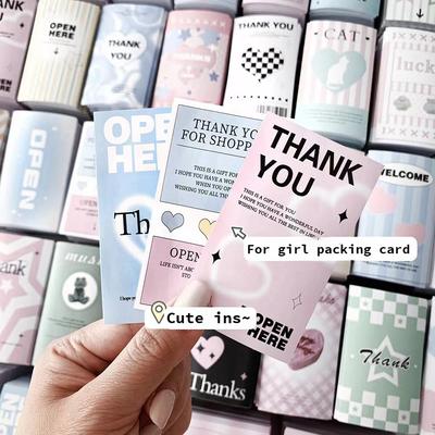 Lot de 300 autocollants d'étanchéité coréens INS anglais Kpop Idol 3 pouces Photocard Emballage Avion Boîte Sac à bulles DIY Décor Étiquette Autocollants