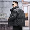 High-end First-layer Cowhide Down Jacket Short Wide-version Leather Jacket Men's Autumn and Winter Thickened Leather Jacket