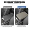 T271Pc Car Center Console Armrest Cover Leather Protection Cushion For Volkswagen GTI Golf Polo Tiguan Passat Touareg Magotan Jetta
