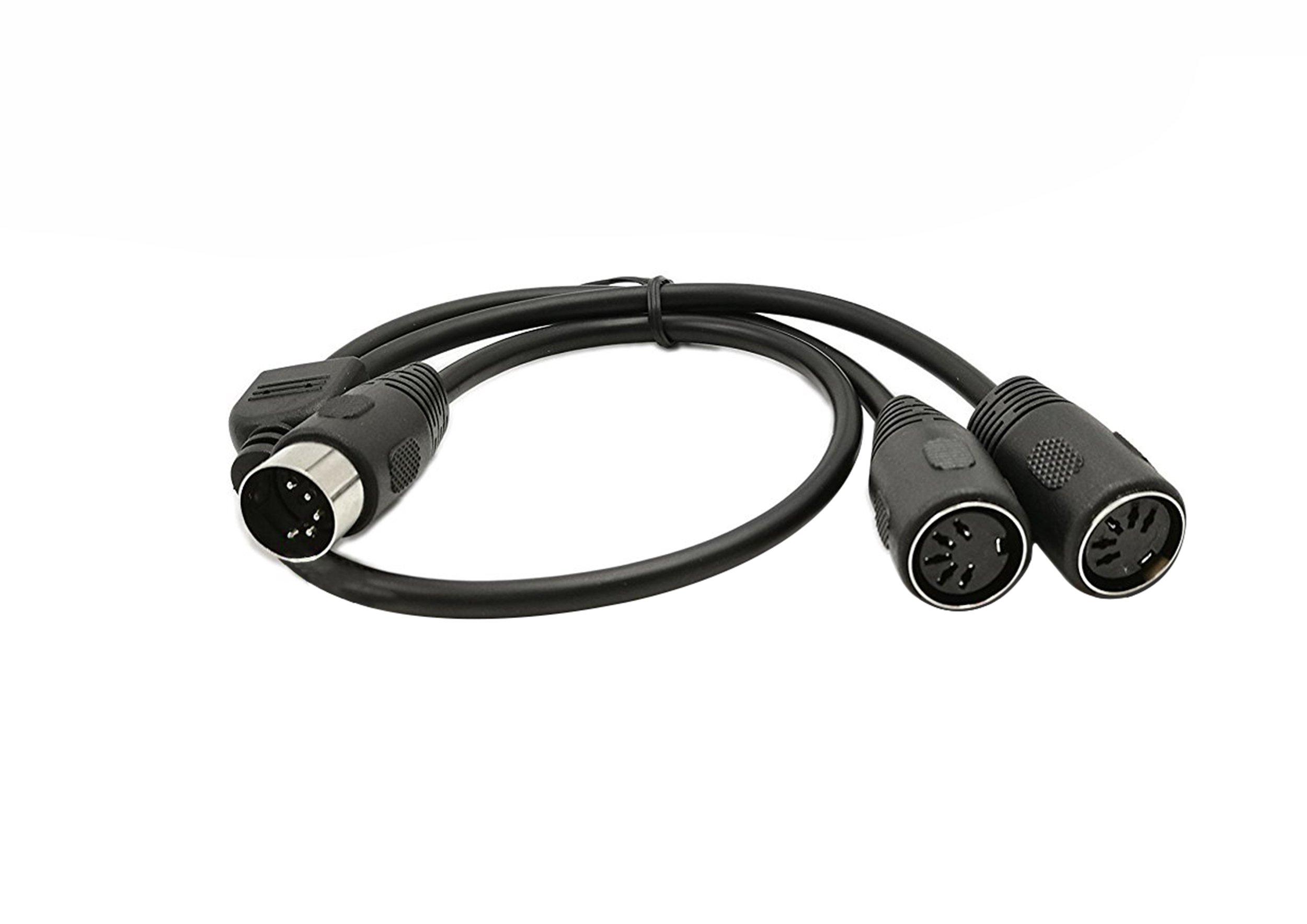 

SinLoon 5 Pin MIDI DIN Cable MIDI Cable for MIDI Keyboard System Instrument Performance Signal Output DIN (Synthesizer/Organ/Electronic Piano/MIDI