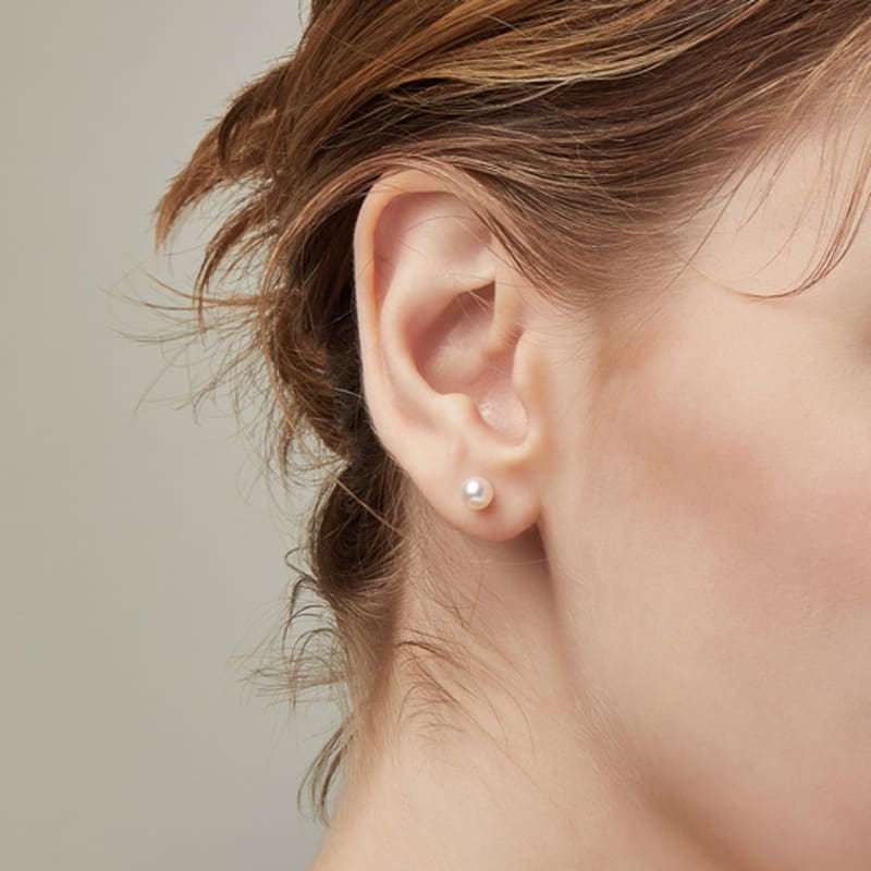 DIDIER DUBOT Signature D Gold Earrings JDRER3F406W