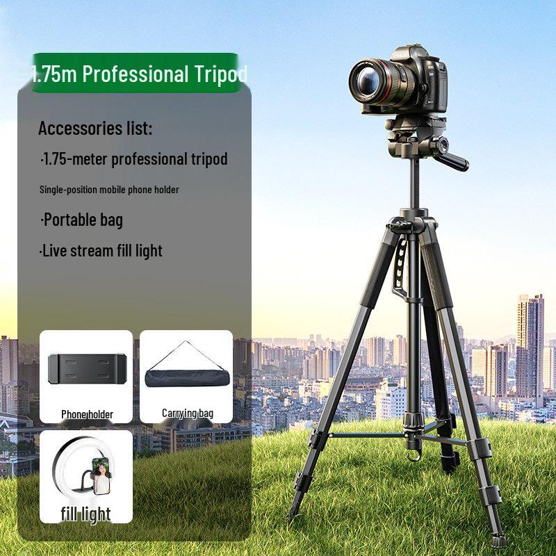 DSLR/Mirrorless Camera Tripod with Ball Head for Live Streaming and Photography Shoots