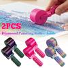 Adjustable Diamond Painting Roller Holder 3D Printed Canvas Scroll Tool Frame Clip Easy Roll Up for DIY Art Craft Beginners