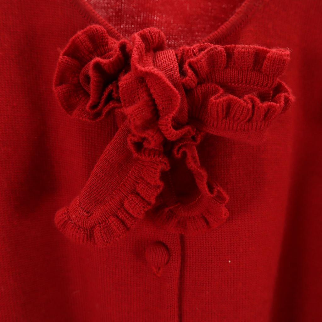 PINK HOUSE Wolle Langarm Strickjacke Rot Damen Gebraucht