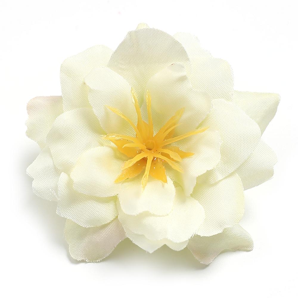 5/10Pcs Artificial Flowers Heads 5.5cm Fake Flowers for Home Decor Garden Wedding Decoration DIY Craft Wreath Gift Accessories