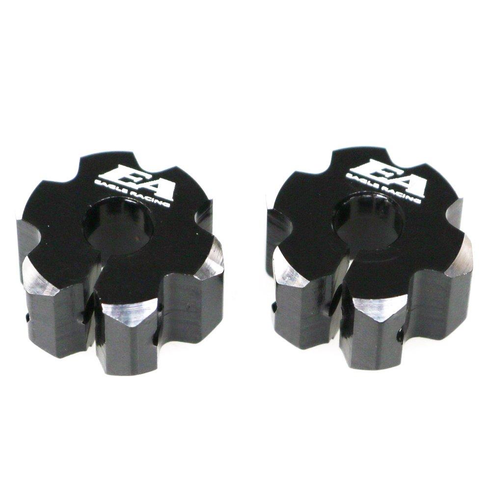 Rear Steel Shaft/Hex Adapter & Nut: For T3-01 (B6, 8, MA9) [Eagle Model] [#T3-01-10U]