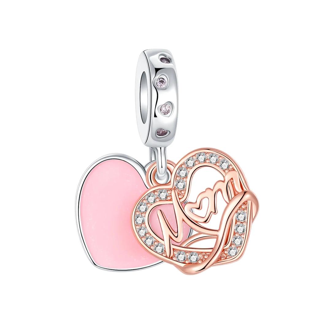 Silve Rose Gold Tree Of Life Butterfly Series Charm Fit 4Mm Aperture Bracelet Charm Bead Necklace Diy Women Jewelry