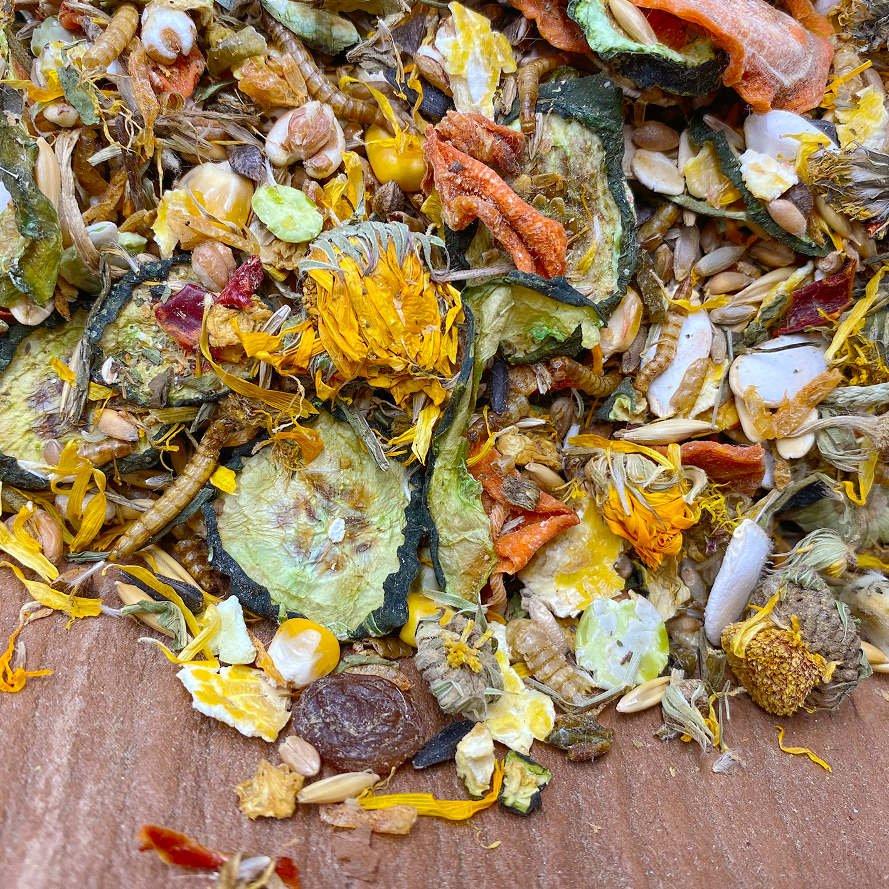 Mixerama | Premium Gemüse & Blüten | Futter für Ratten 500G - Futter für Ratten 500G