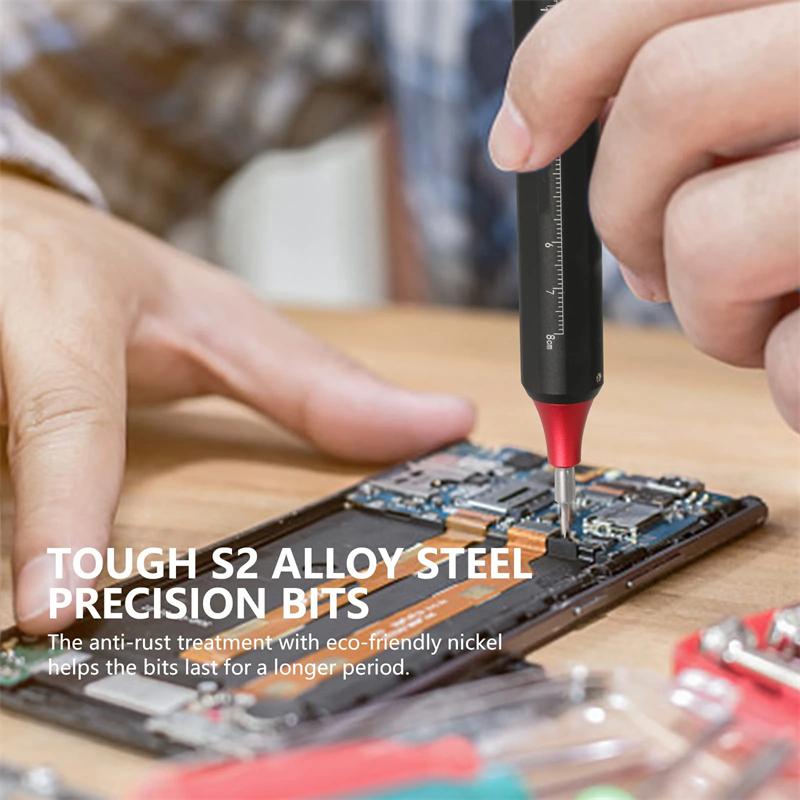 22/10 In 1 Precision Screwdriver Built In Magnetic Screw Driver Bit Hand Repair Tool for Watches Glasses iPhone Camera PC Mini