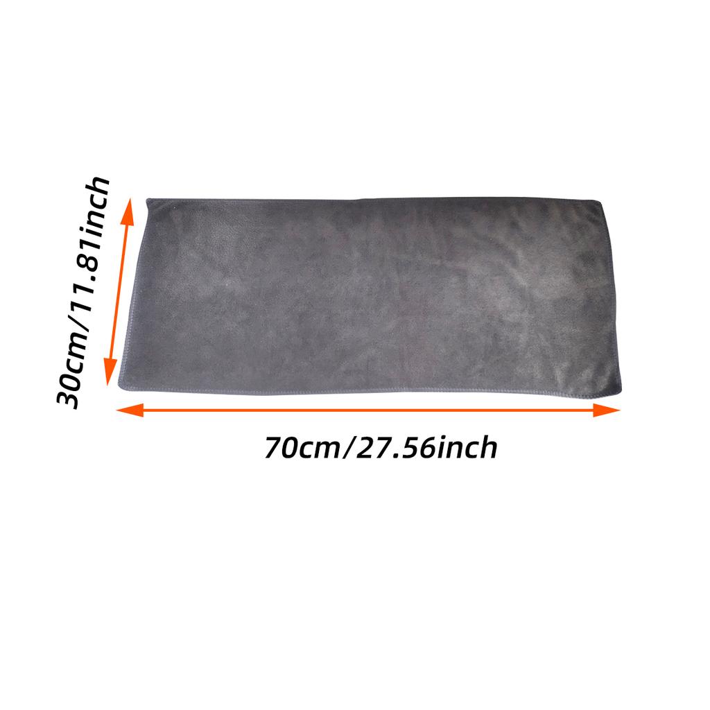 Ultra Fine Fiber Gray Cleaning Cloth Super Absorbent Ultra-Fine Fiber Towel Woven Dirt And Liquid Cleaning Towel Gray Towel Larg