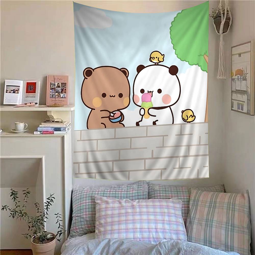 BuBu Und DuDu Anime Wandteppich Für Wohnzimmer Haus Studentenwohnheim Dekor Hausdekor